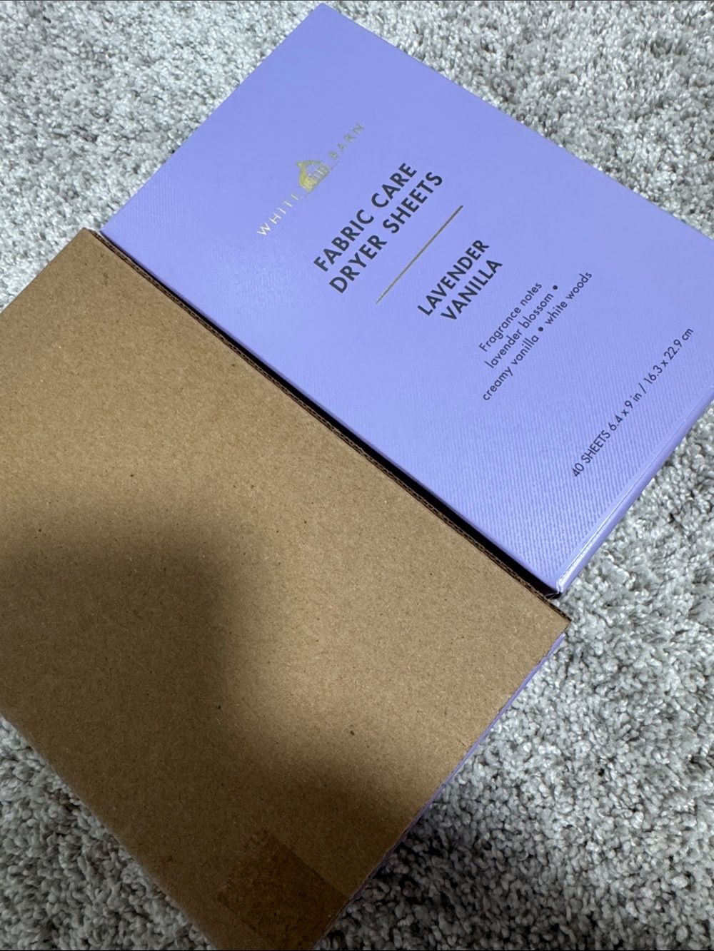 Bath & Body Works White Barn Drier sheets